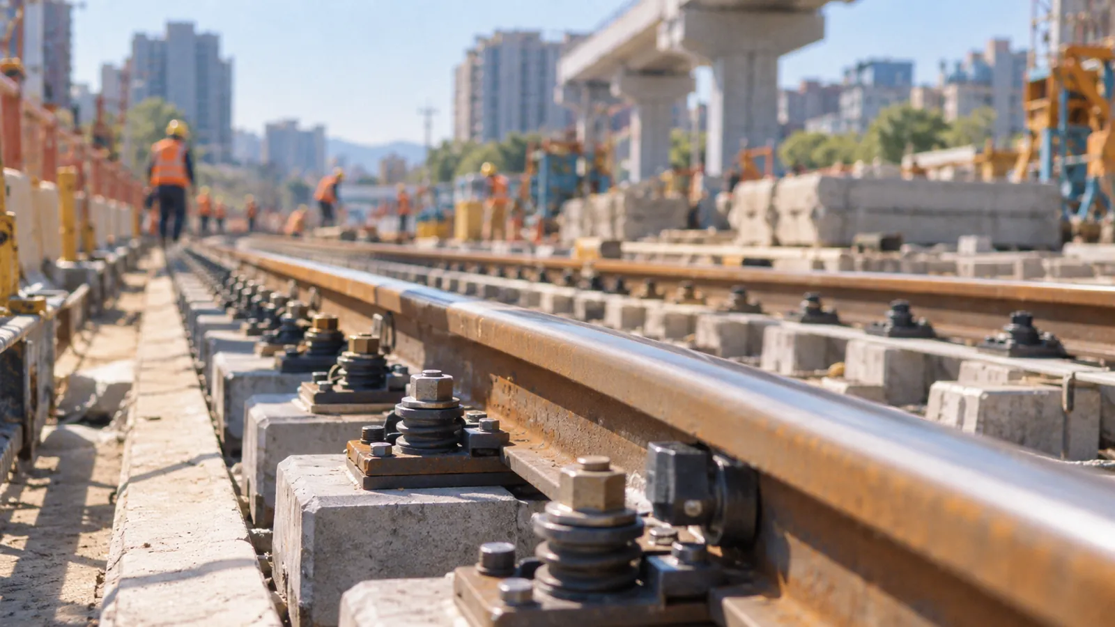 軌道鋪設工程穩步展開,大新竹正加速建構現代捷運路網。