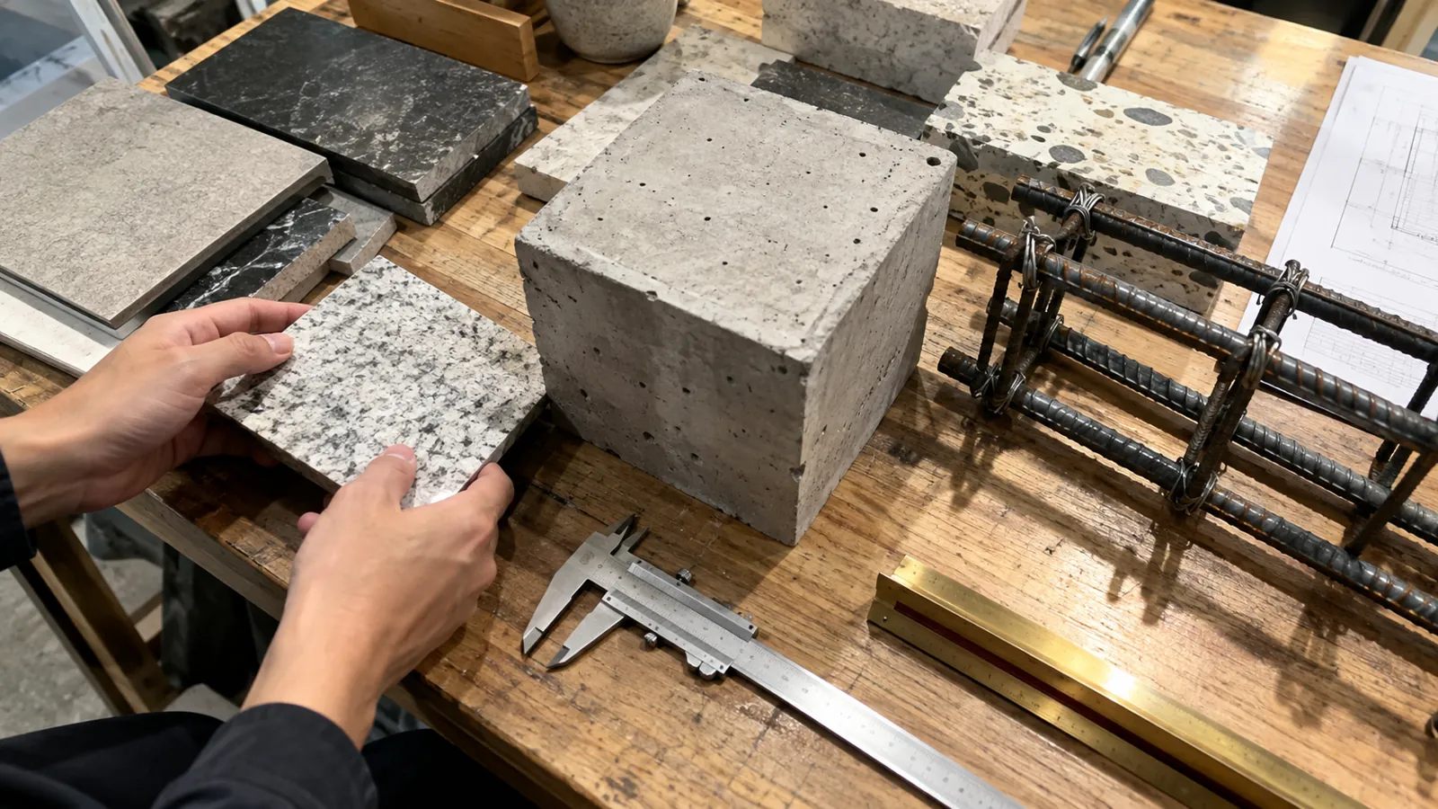 從石材挑選到結構材料檢驗,建商以嚴謹工法務實深耕。